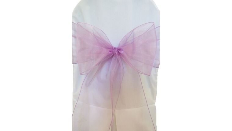 8" x 108" Lavender Organza Sash | Rental