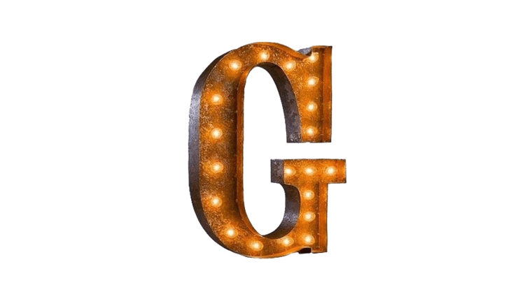 Vintage Marquee Letter | G | 36″ | Rental Vintage Marquee Letter | G | 36″ | Rental