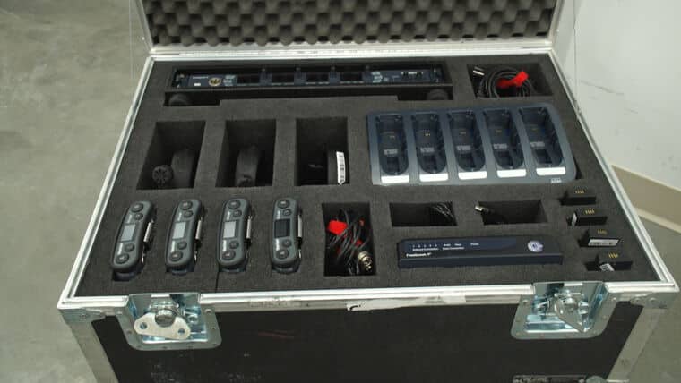 Clear-Com FreeSpeak II – 1.9GHz Wireless Intercom System Package w/Case | Rental