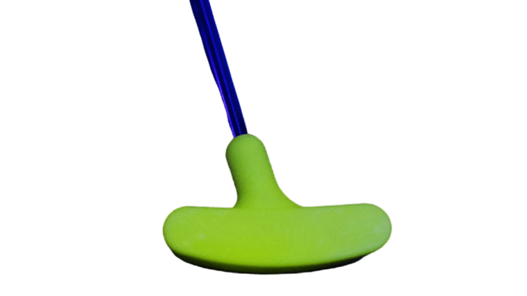 Black Light Yellow Rubber Mini Golf Putter | Rental Black Light Yellow Rubber Mini Golf Putter | Rental