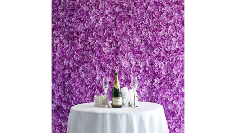 Flower Wall – UV Protected Purple Hydrangea Flower Wall Mat Panel | Rental Flower Wall – UV Protected Purple Hydrangea Flower Wall Mat Panel | Rental