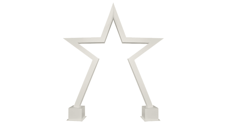 Star Entrance – White | Rental