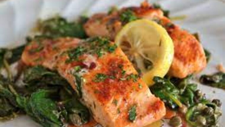 Grilled Salmon Filet Served With Lemon Dill Or Piccata | Rental