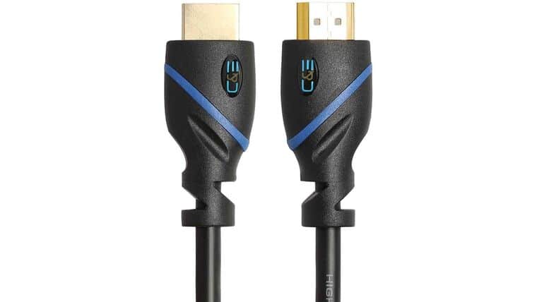 75 FT (22.8 M) High Speed HDMI Cable Male to Male with Ethernet Black (75 Feet/22.8 Meters) Built-in Signal Booster, Supports 4K 30Hz, 3D, 1080p and Audio Return CNE514307 | Rental 75 FT (22.8 M) High Speed HDMI Cable Male to Male with Ethernet Black (75 Feet/22.8 Meters) Built-in Signal Booster, Supports 4K 30Hz, 3D, 1080p and Audio Return CNE514307 | Rental