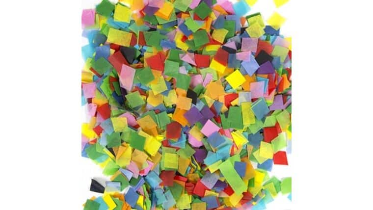 Multicolor Snow Tissue Confetti Bulk Purchase (1lb) | Rental Multicolor Snow Tissue Confetti Bulk Purchase (1lb) | Rental