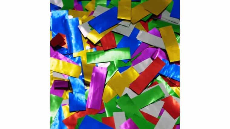 Multicolor Metallic Confetti (1 LB) | Rental Multicolor Metallic Confetti (1 LB) | Rental