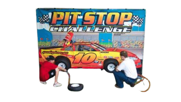 Nascar Pit Stop Challenge Carnival Game | Rental Nascar Pit Stop Challenge Carnival Game | Rental