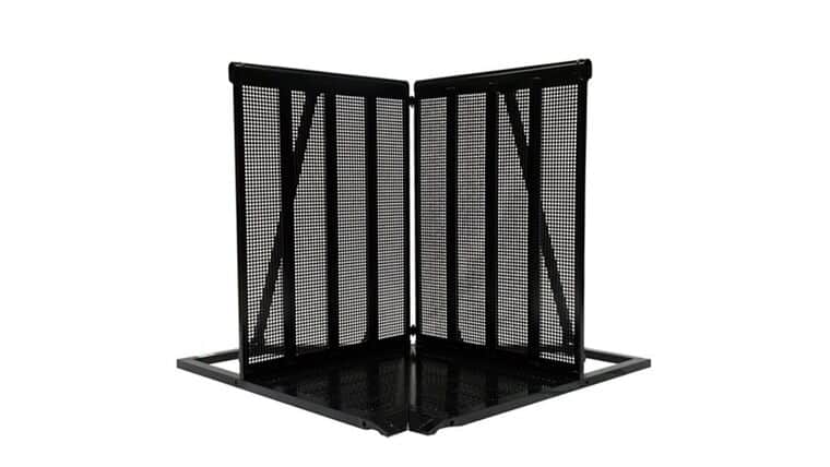 Flex Corner Metal Blow-Through Concert Crowd Barricade- Black | Rental Flex Corner Metal Blow-Through Concert Crowd Barricade- Black | Rental