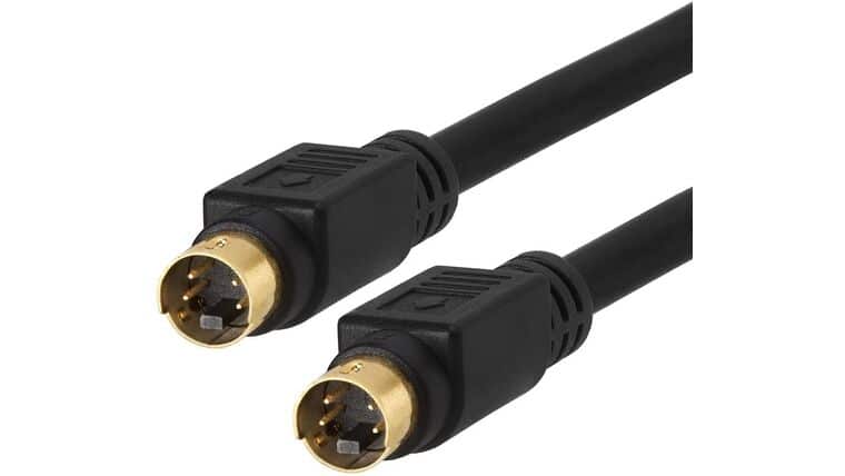 S-Video SVideo (SVHS) Gold Plated Cable 4 pin -50 ft | Rental