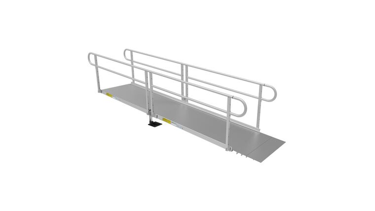 12′ L x 3′ W Solid Surface EZ-ACCESS® PATHWAY® Solo Ramp | Rental