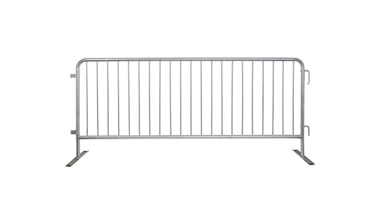 6' Steel Bicycle Rack Crowd Barricade | Rental
