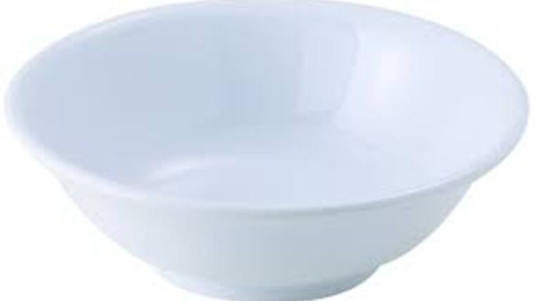 22 oz. 6 7/8" Rimless Round Melamine Bowl (White) | Rental