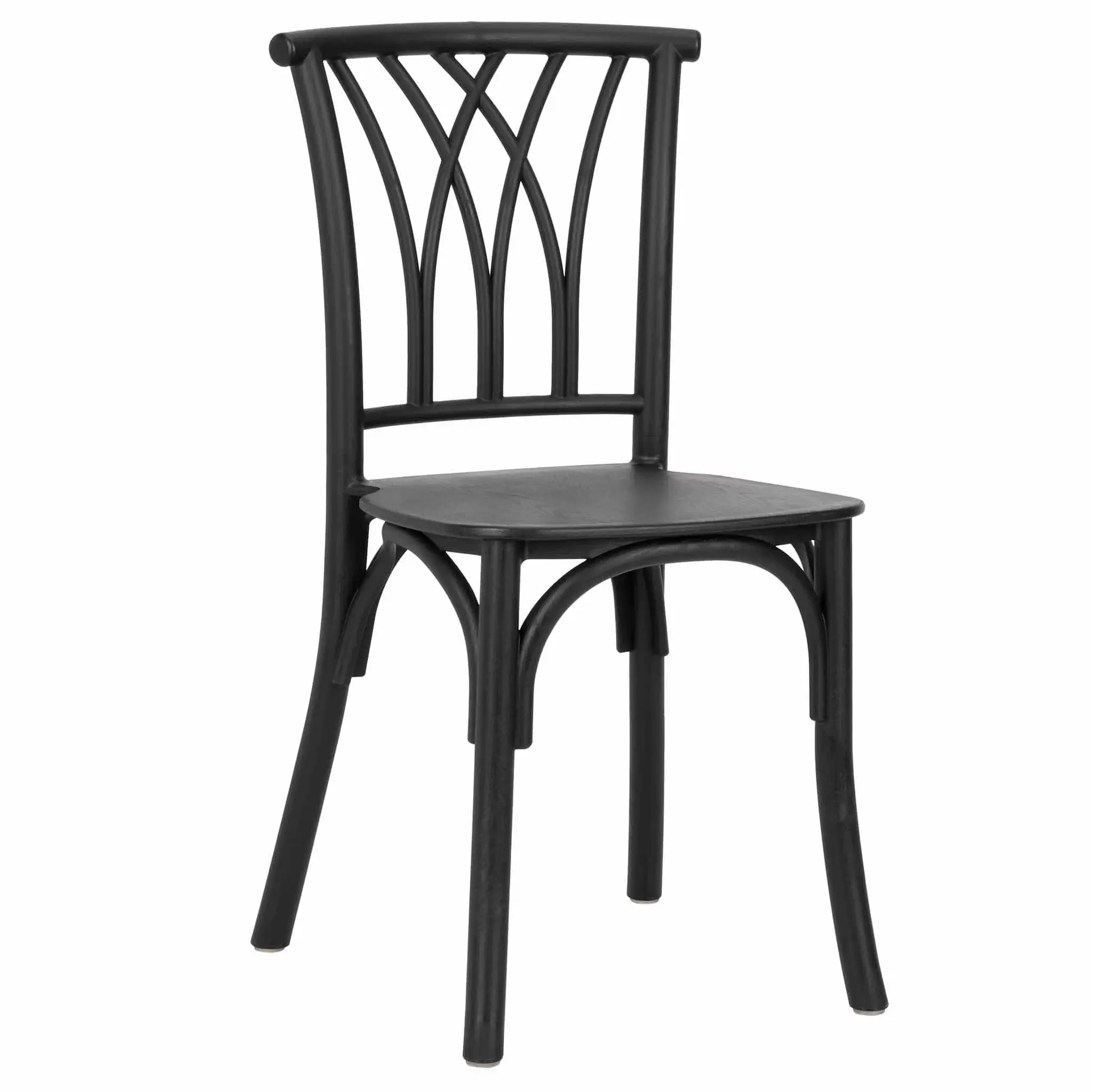 Kids Matte Black ToughResin™ Willow Chair | Rental