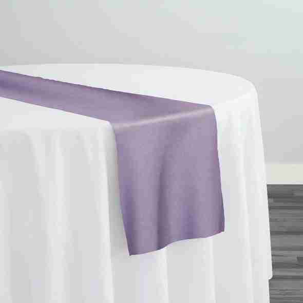 Lamour (Dull) Satin Table Runner in Perry 127 | Rental Lamour (Dull) Satin Table Runner in Perry 127 | Rental