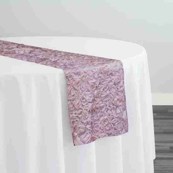 Lush Chiffon Table Runner in Blush | Rental Lush Chiffon Table Runner in Blush | Rental