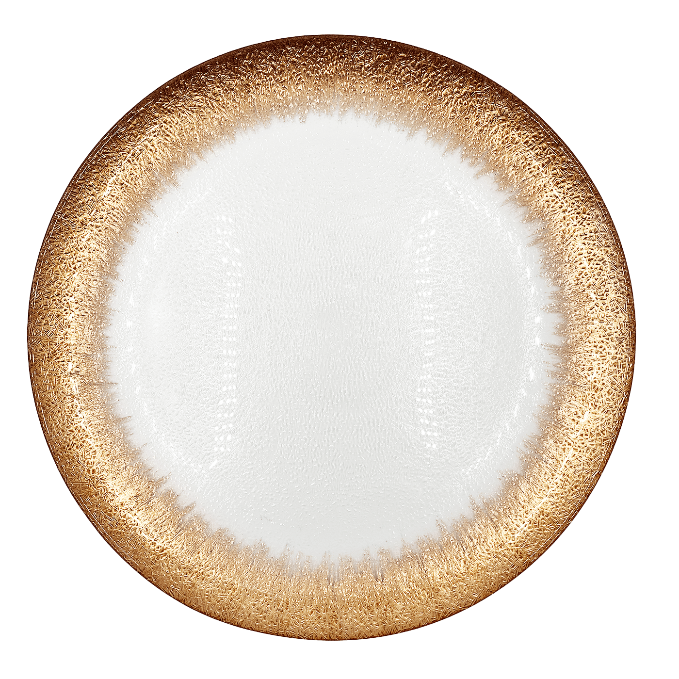 Stardust – Glass Charger Plate in Rose Gold (Item # 0277) | Rental Stardust – Glass Charger Plate in Rose Gold (Item # 0277) | Rental