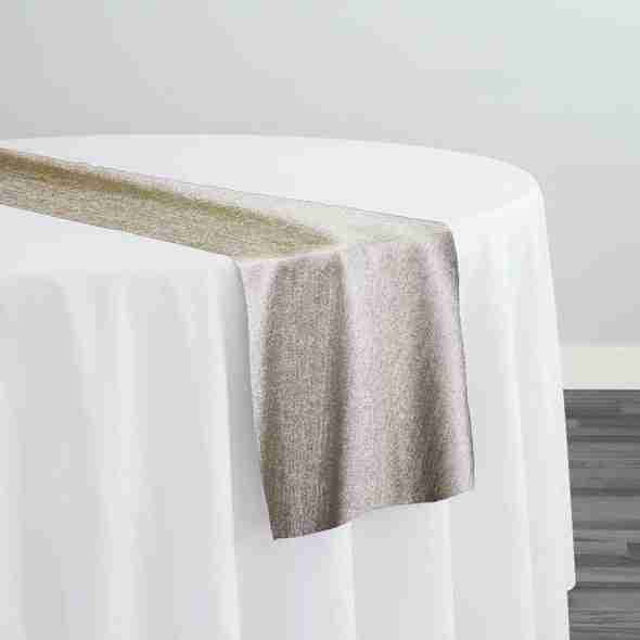 Sterling Jacquard Table Runner in Gold | Rental Sterling Jacquard Table Runner in Gold | Rental