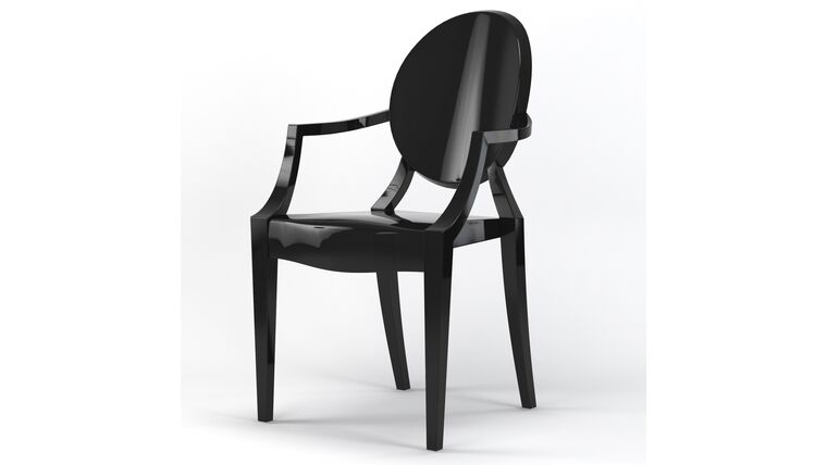 Ghost Acrylic Arm Chair – Black | Rental Ghost Acrylic Arm Chair – Black | Rental