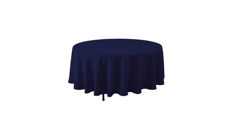 Polyester | Navy Blue | 90″ x 132″ Tablecloth Rental | Rental