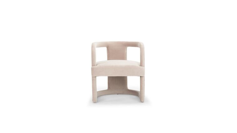 Rosa Pink Orrie Barrel Chair | Rental