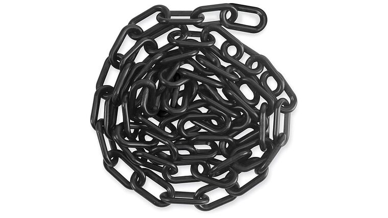 5′ Black Plastic Stanchion Chain | Rental