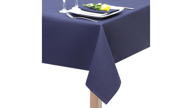 Polyester | 54" x 54" Square Polyester Royal Blue Tablecloths | Rental