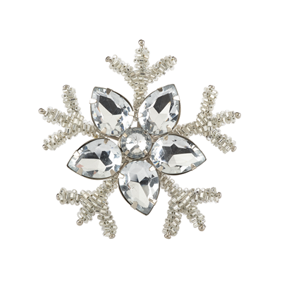 NR136 Snowflake Design Napkin Ring | Rental NR136 Snowflake Design Napkin Ring | Rental