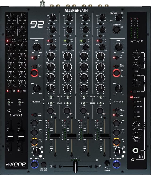 Allen & Heath XONE 92 MK2 Analog 4-Channel Club DJ Mixer | Rental Allen & Heath XONE 92 MK2 Analog 4-Channel Club DJ Mixer | Rental