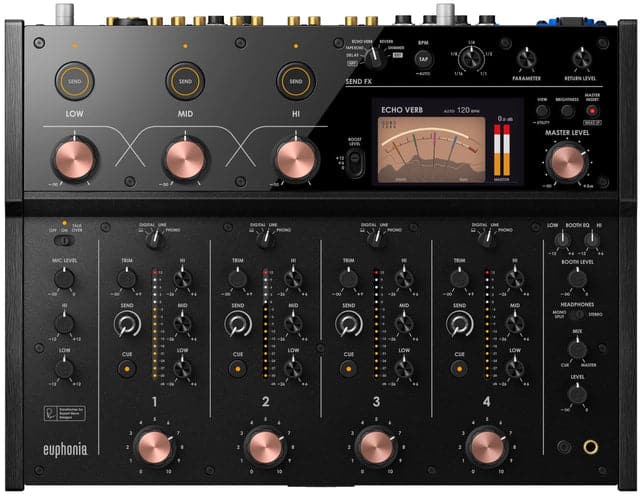 AlphaTheta EUPHONIA Professional Rotary Mixer | Rental AlphaTheta EUPHONIA Professional Rotary Mixer | Rental