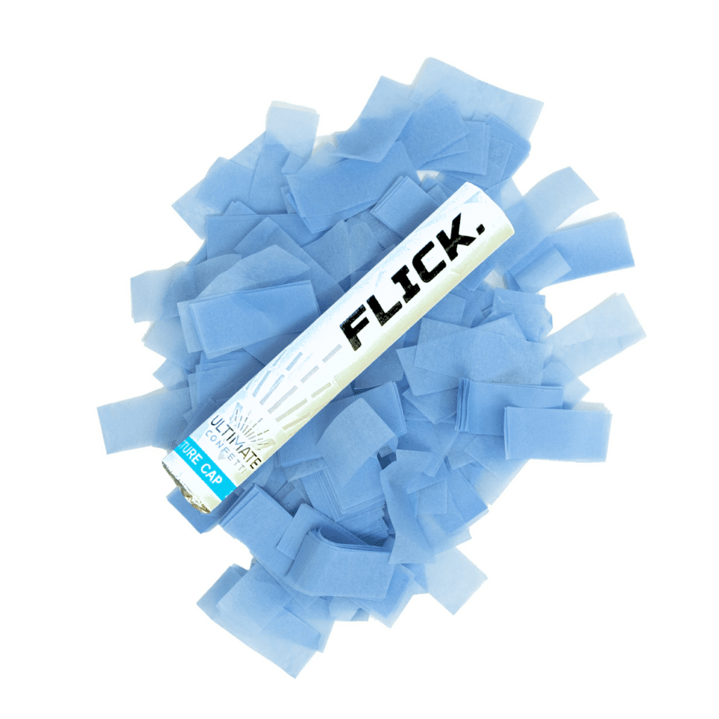 Baby Blue Tissue Paper Confetti Flick Stick – 6″ (Pack of 8) | Rental Baby Blue Tissue Paper Confetti Flick Stick – 6″ (Pack of 8) | Rental