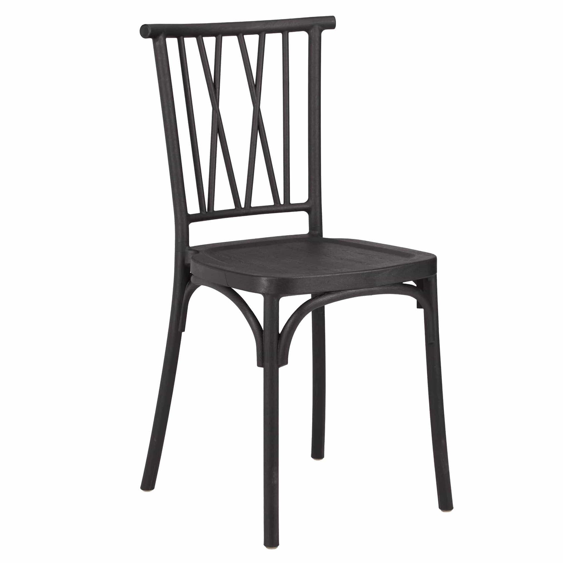Black Willow Mono Frame Resin Chair | Rental
