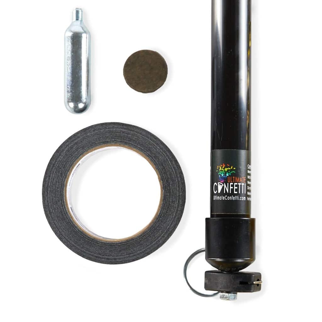 Handheld Reusable Confetti Popper Cannon – Package | Rental Handheld Reusable Confetti Popper Cannon – Package | Rental