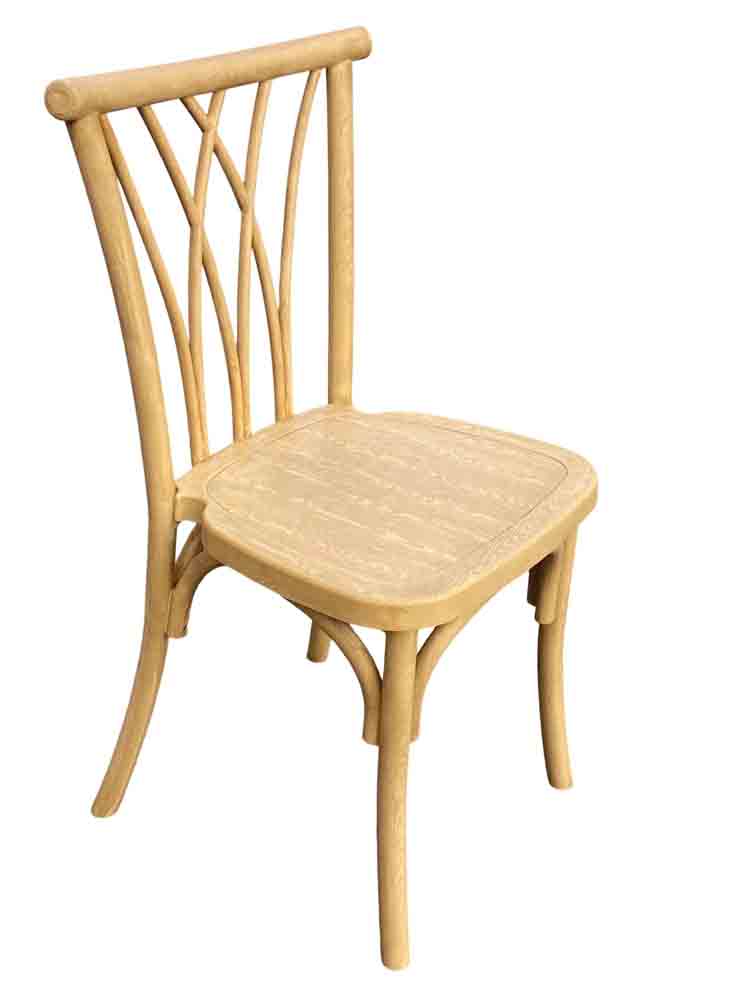 Natural Steel Skeleton™ Willow Chair | Rental