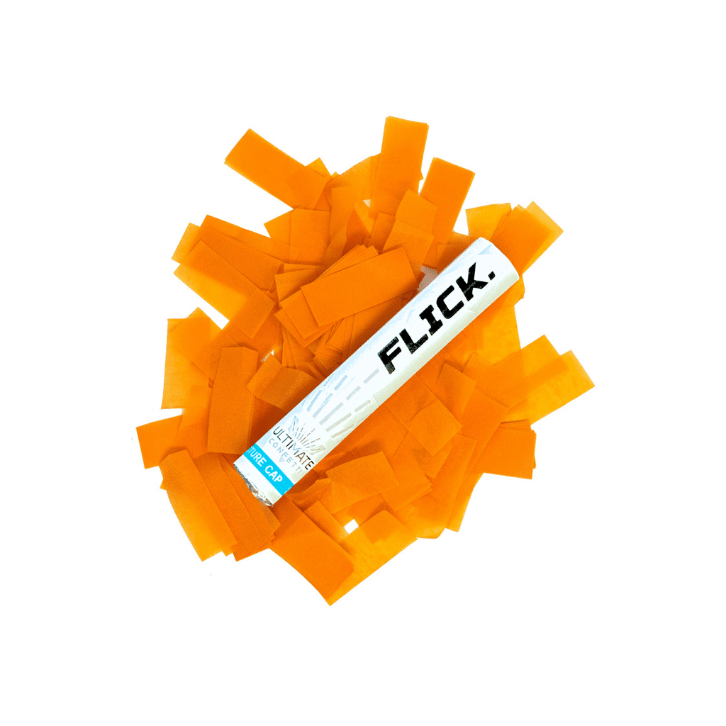 Orange Tissue Paper Confetti Flick Stick – 6″ (Pack of 8) | Rental Orange Tissue Paper Confetti Flick Stick – 6″ (Pack of 8) | Rental