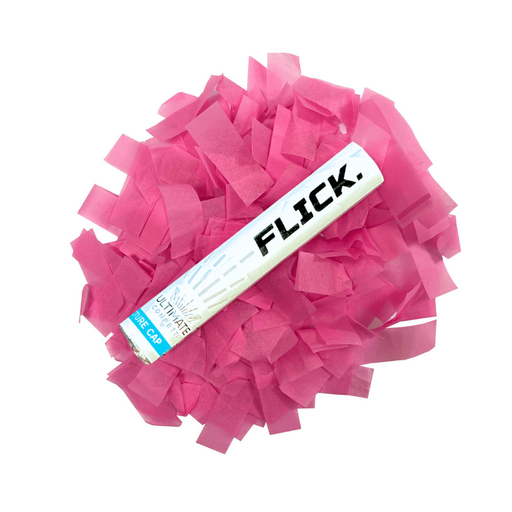 Pink Tissue Paper Confetti Flick Stick – 6″ (Pack of 8) | Rental Pink Tissue Paper Confetti Flick Stick – 6″ (Pack of 8) | Rental