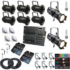 Stage 6400 Watt Combination PAR56/Ellipsoidal Package | Rental Stage 6400 Watt Combination PAR56/Ellipsoidal Package | Rental