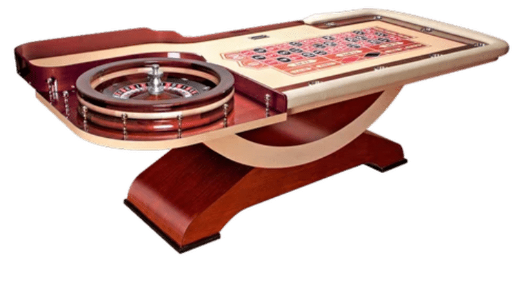 Part – 8′ Red Roulette Casino Gaming Table Only | Rental