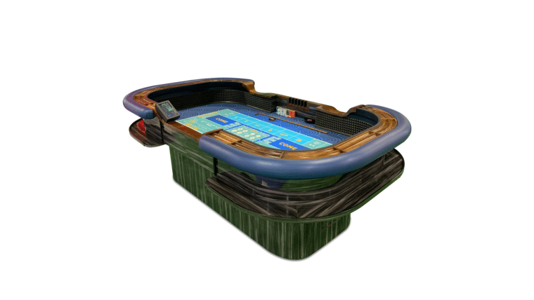 Part – Craps – 8′ Casino Game Table Top Only – Blue | Rental