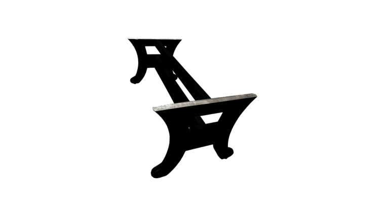 Part – Black Wood Roulette Notched Table Legs | Rental