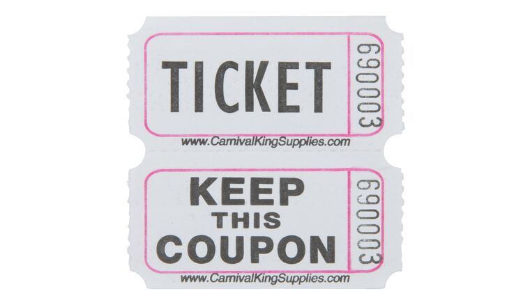 Grey Stack Roll Tickets (Double Roll - 2,000 Tickets) Purchase | Rental
