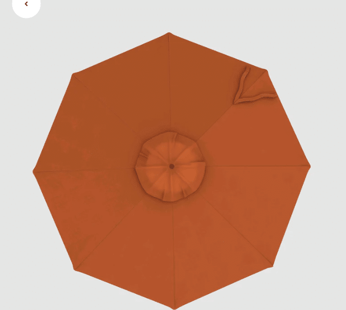 9′ Market Umbrella Kit – Copper | Rental