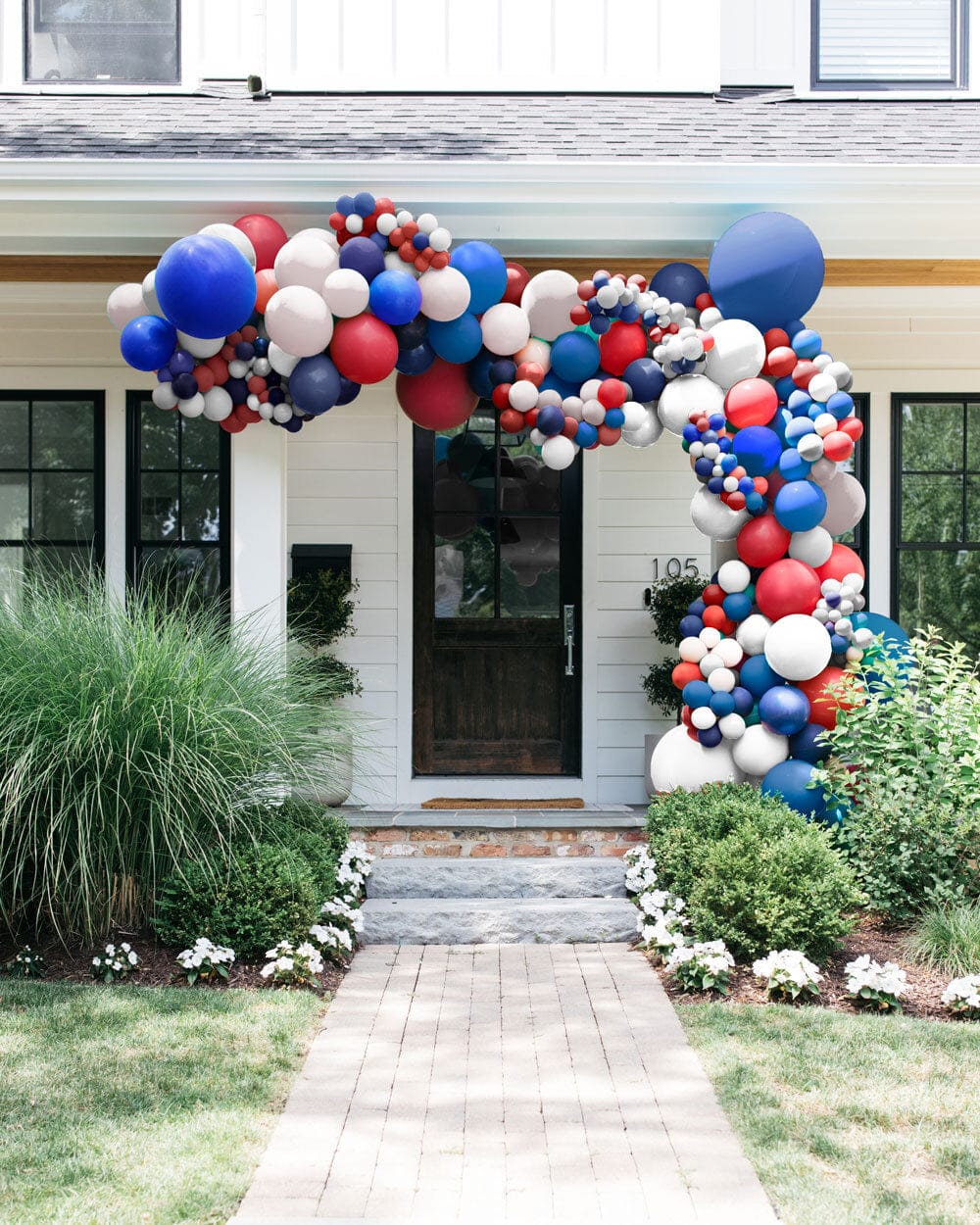 Red, White & Blue Balloon Garland – 18ft | Purchase Red, White & Blue Balloon Garland – 18ft | Purchase