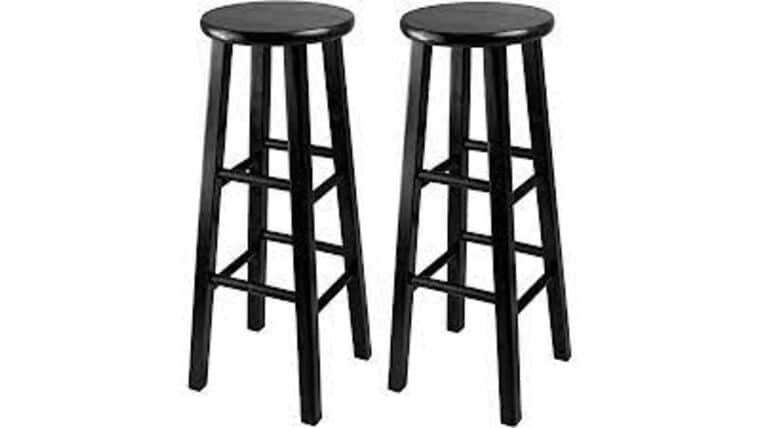 Barstool | Square Leg | 29” | Black | Rental