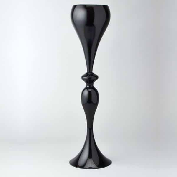Decostar™ Mermaid Shaped Wedding Table Centerpieces 25″ – Black | Rental