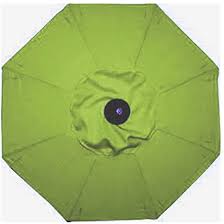 9′ Market Umbrella Kit – Lime Green | Rental