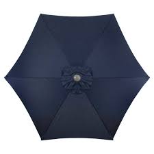 9′ Market Umbrella Kit – Midnight Blue | Rental