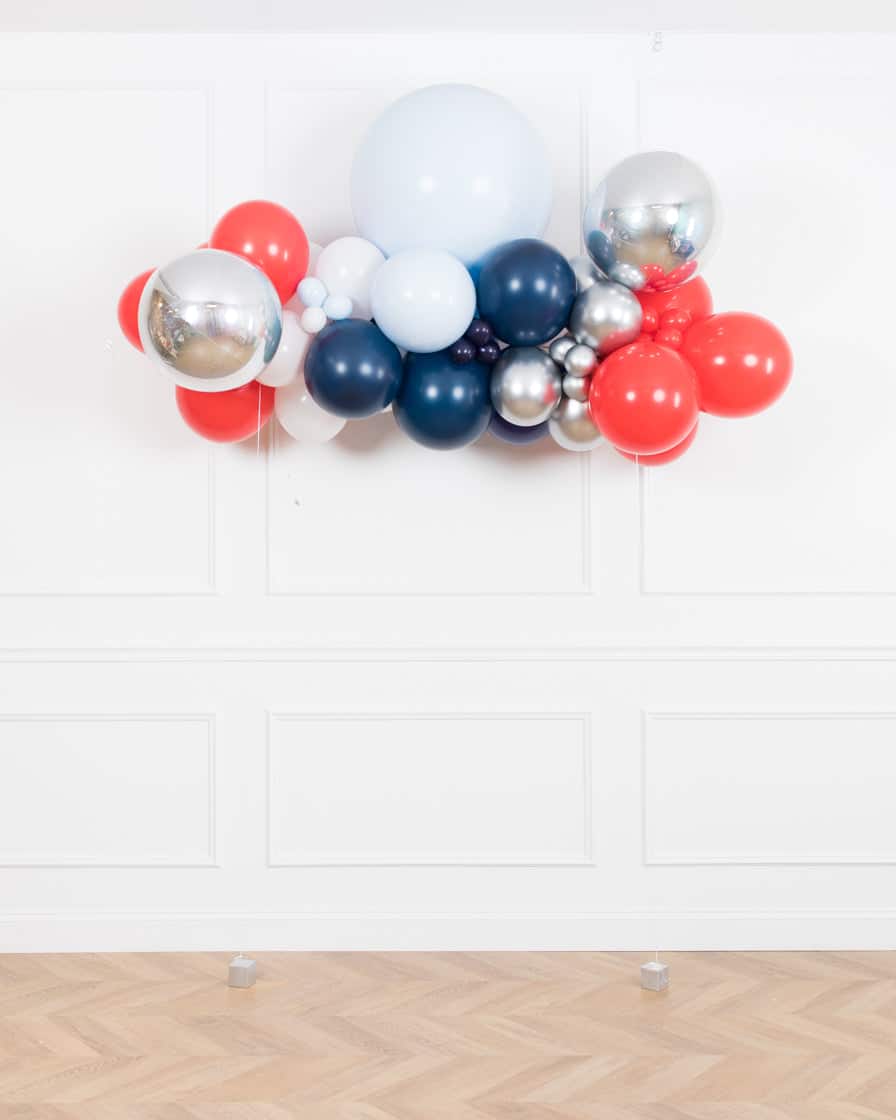 Baseball – Floating Balloon Arch – 5ft | Rental Baseball – Floating Balloon Arch – 5ft | Rental