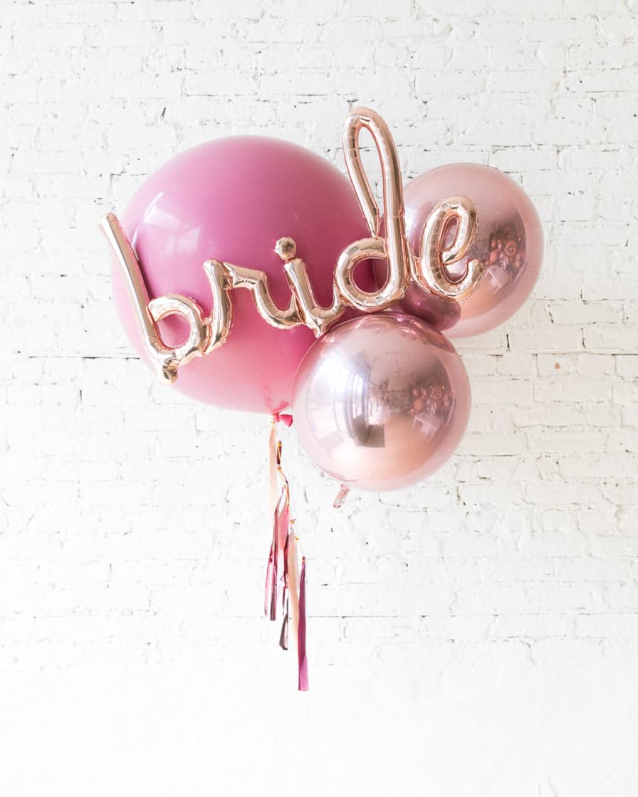Berry Blush – Giant Bride Bouquet with Half-Tassel | Rental