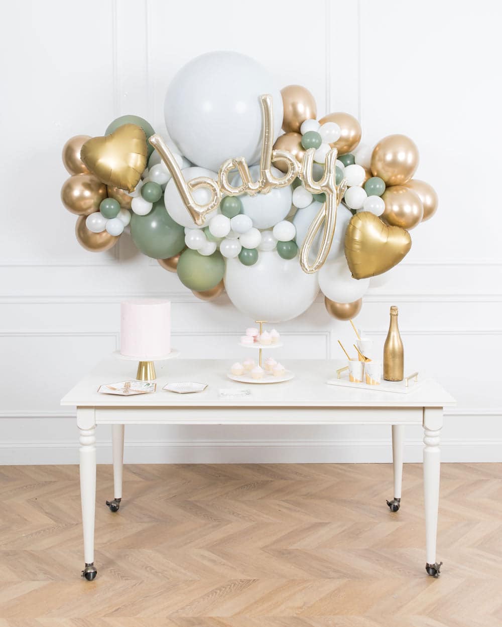 Botanical – BABY Balloon Backdrop Install Piece | Rental