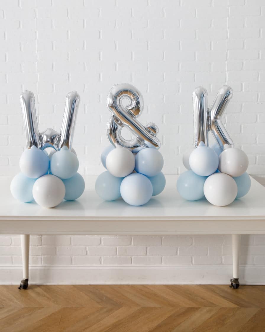 Provence – Personalized Tabletop Foil Letters on Balloon Base – 1.5ft | Rental